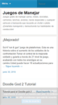 Mobile Screenshot of juegosdemanejar.com